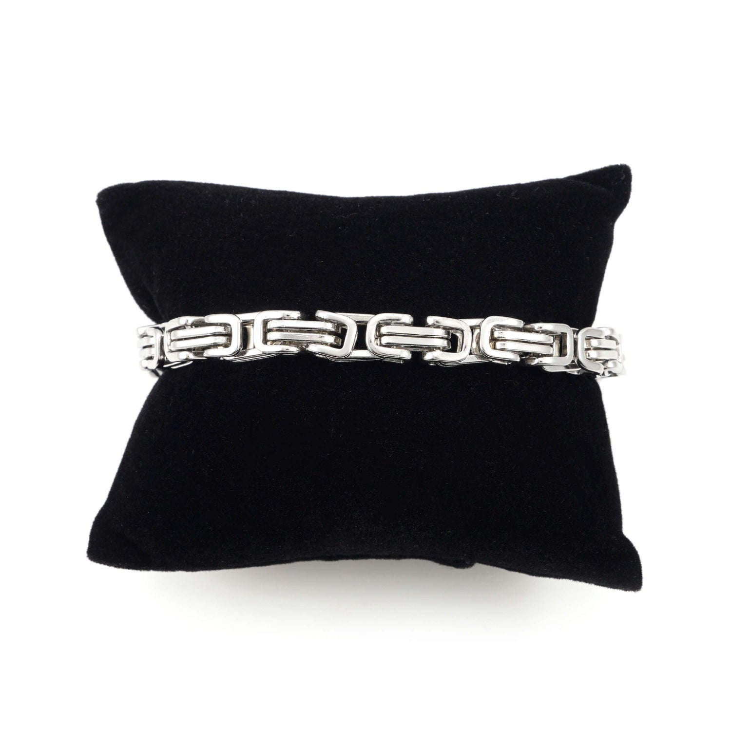 6MM Byzantine Bracelet Silver
