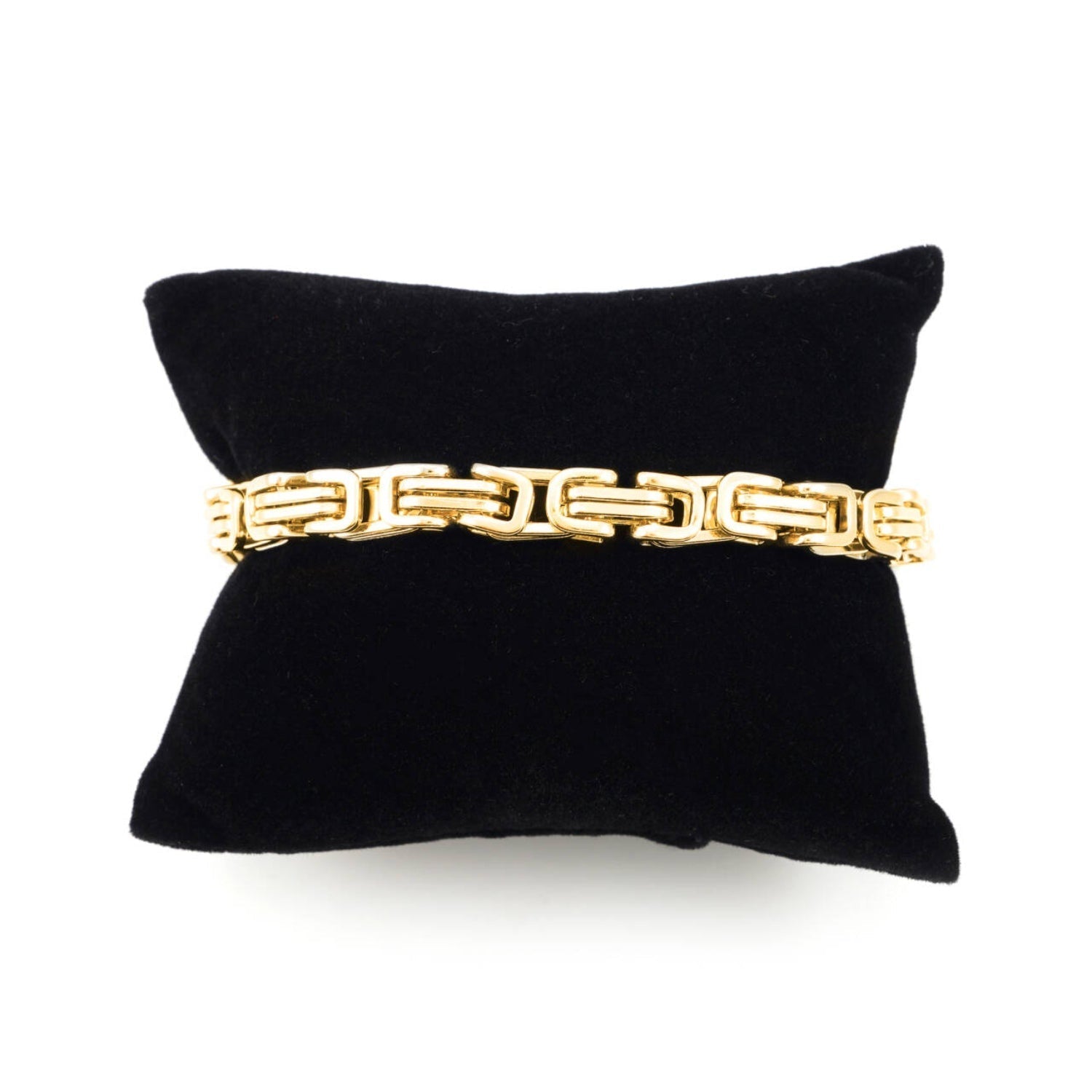 6MM Byzantine Bracelet 14K Gold