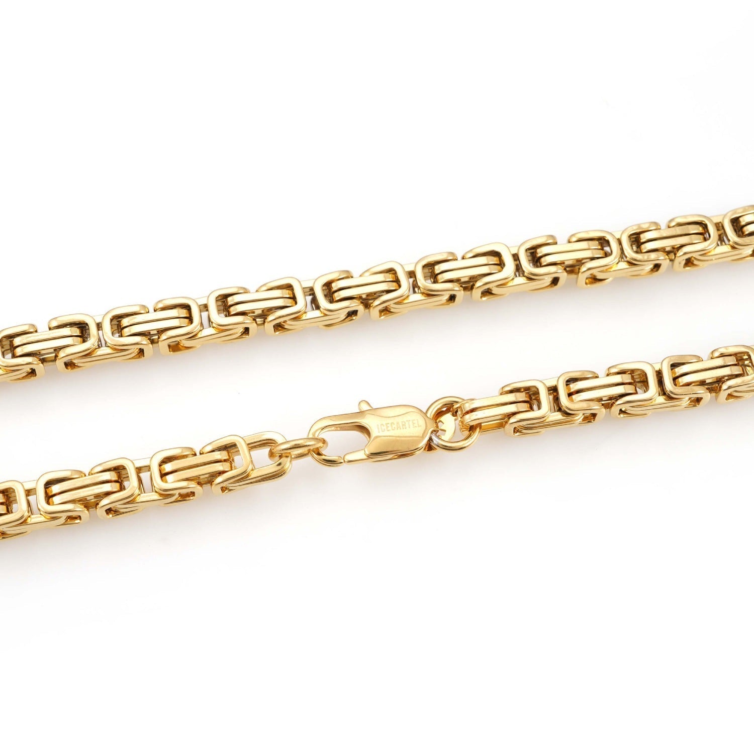 6MM Byzantine Chain and Bracelet Bundle 14K Gold