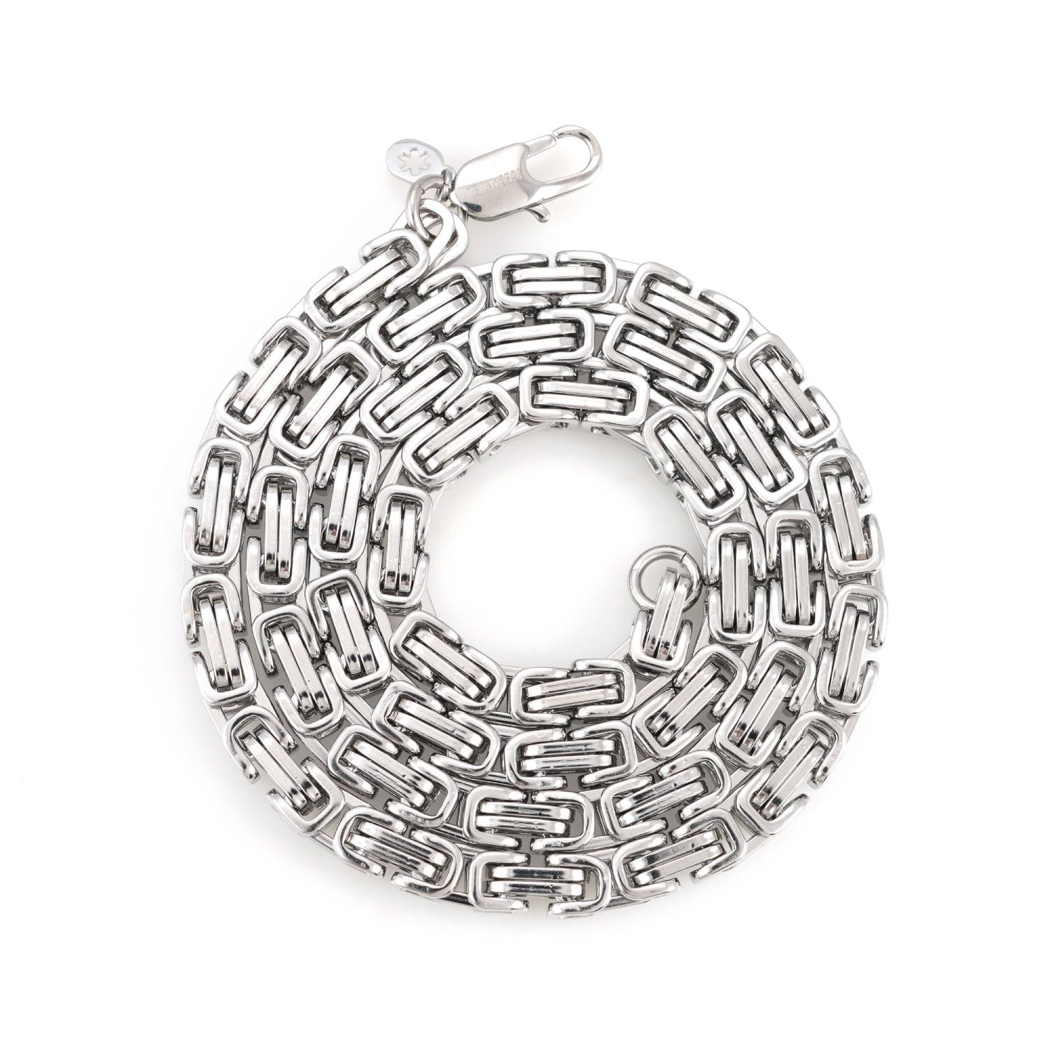 6MM Byzantine Chain Silver