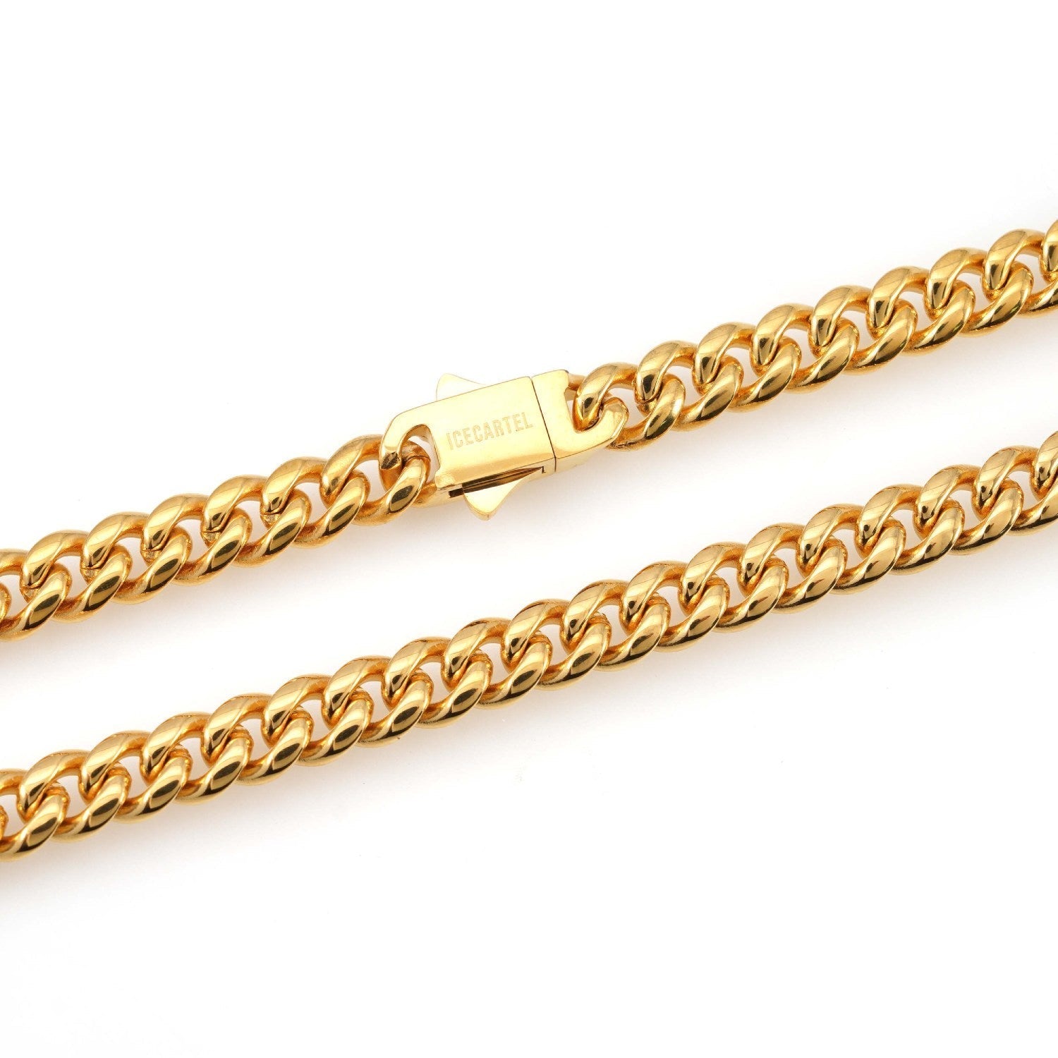 6MM Cuban Link Chain 14K Gold
