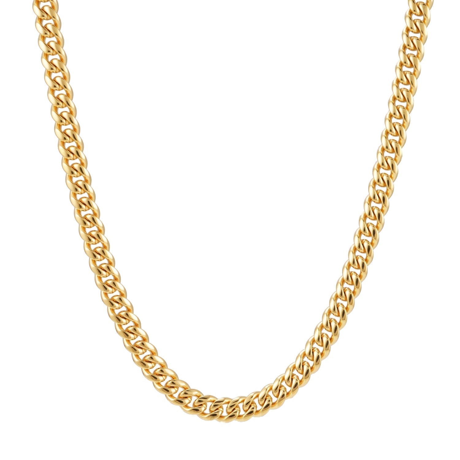 6MM Cuban Link Chain 14K Gold