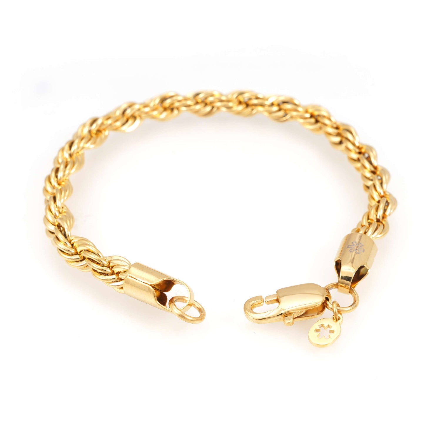 6MM Rope Chain and Bracelet Bundle 14K Gold