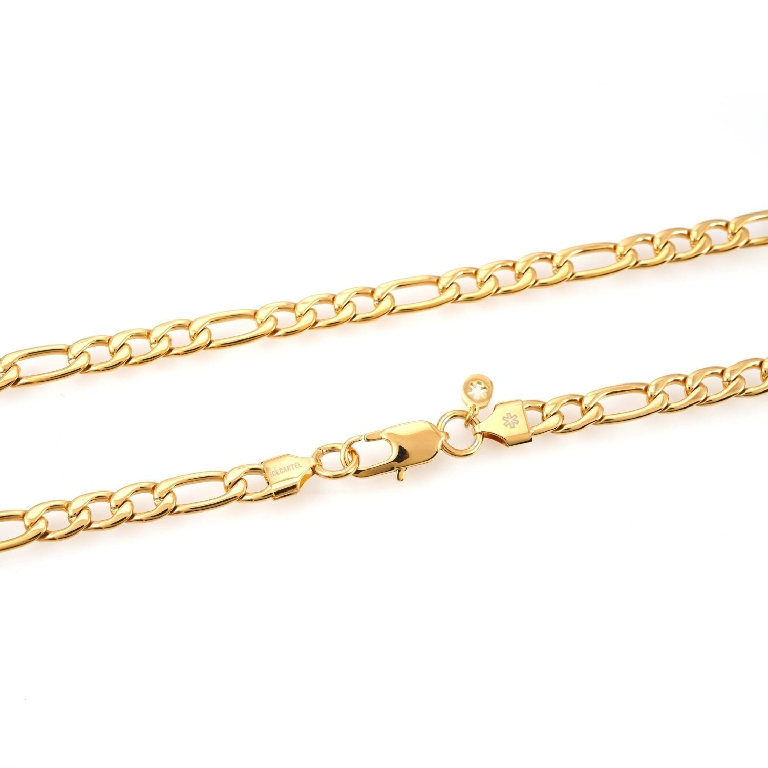 7MM Figaro Chain 14K Gold