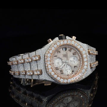 AP Fabulous Automatic Moissanite Diamond Iced Out Wrist Watch For Men