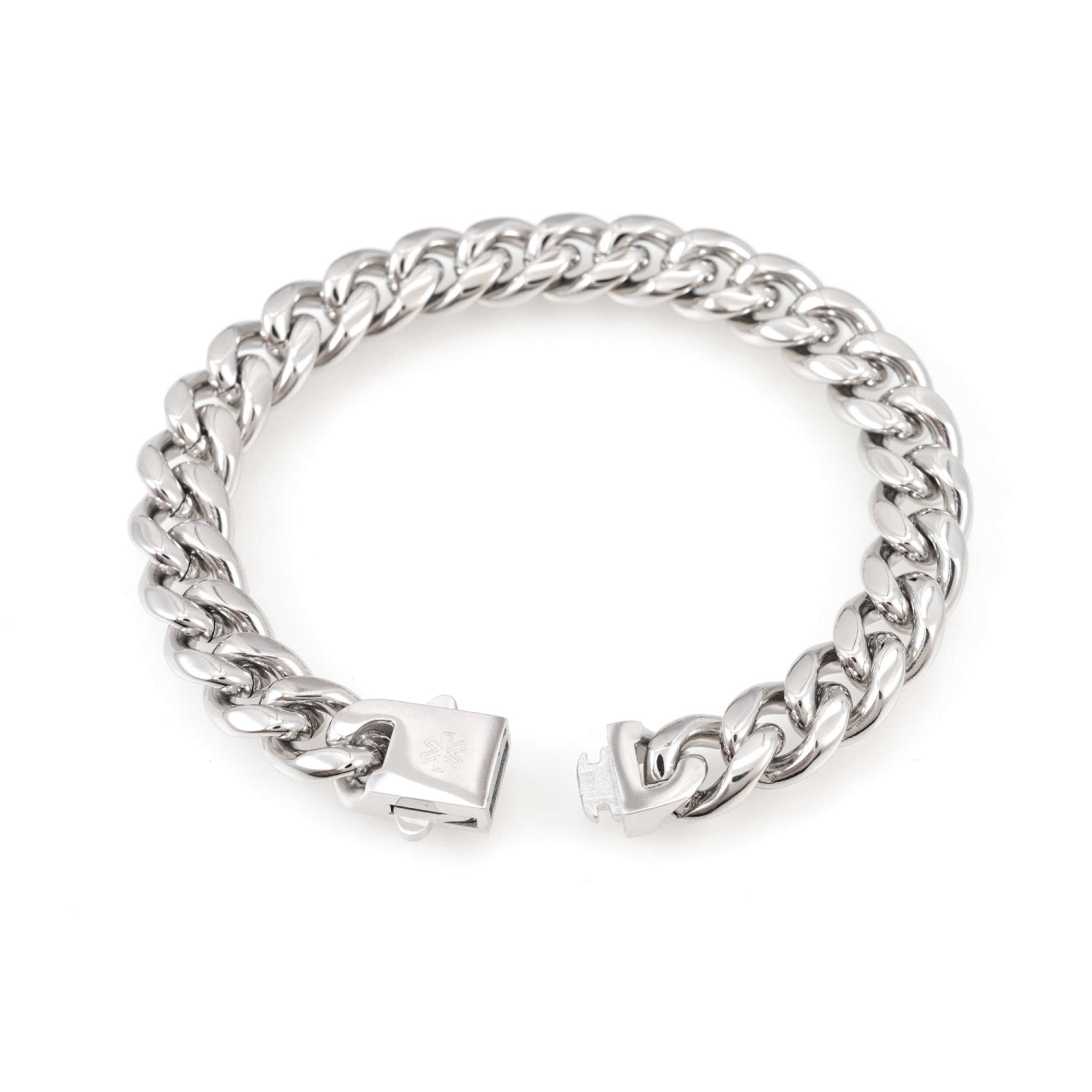 8MM Cuban Link Bracelet Silver