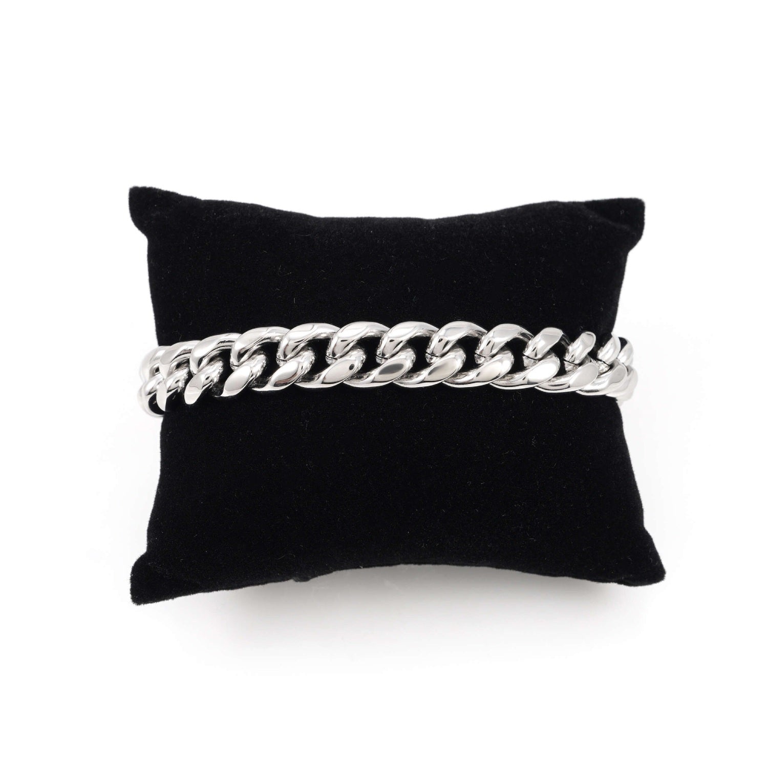 8MM Cuban Link Bracelet Silver