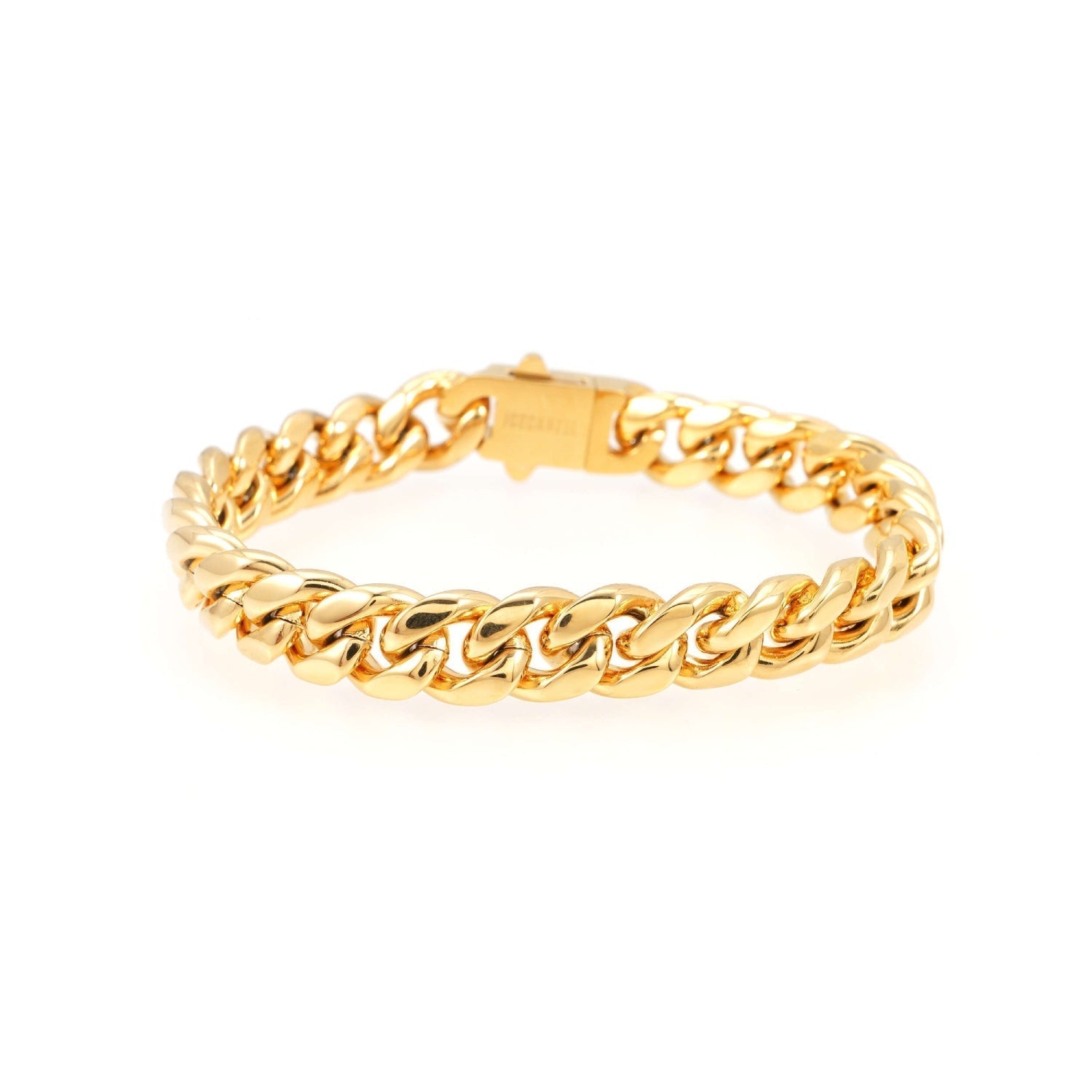 8MM Cuban Link Bracelet 14K Gold