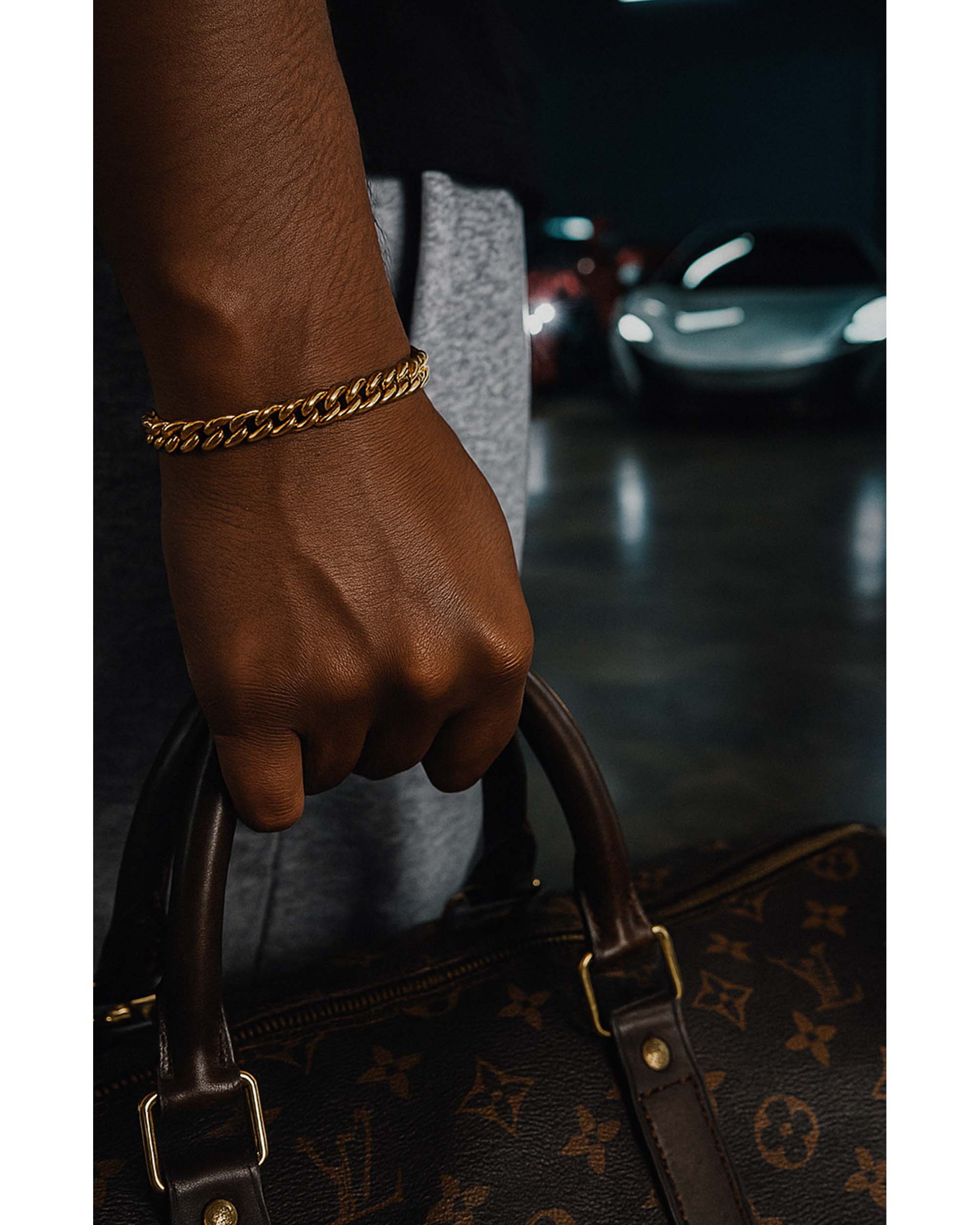 8MM Cuban Link Bracelet 14K Gold