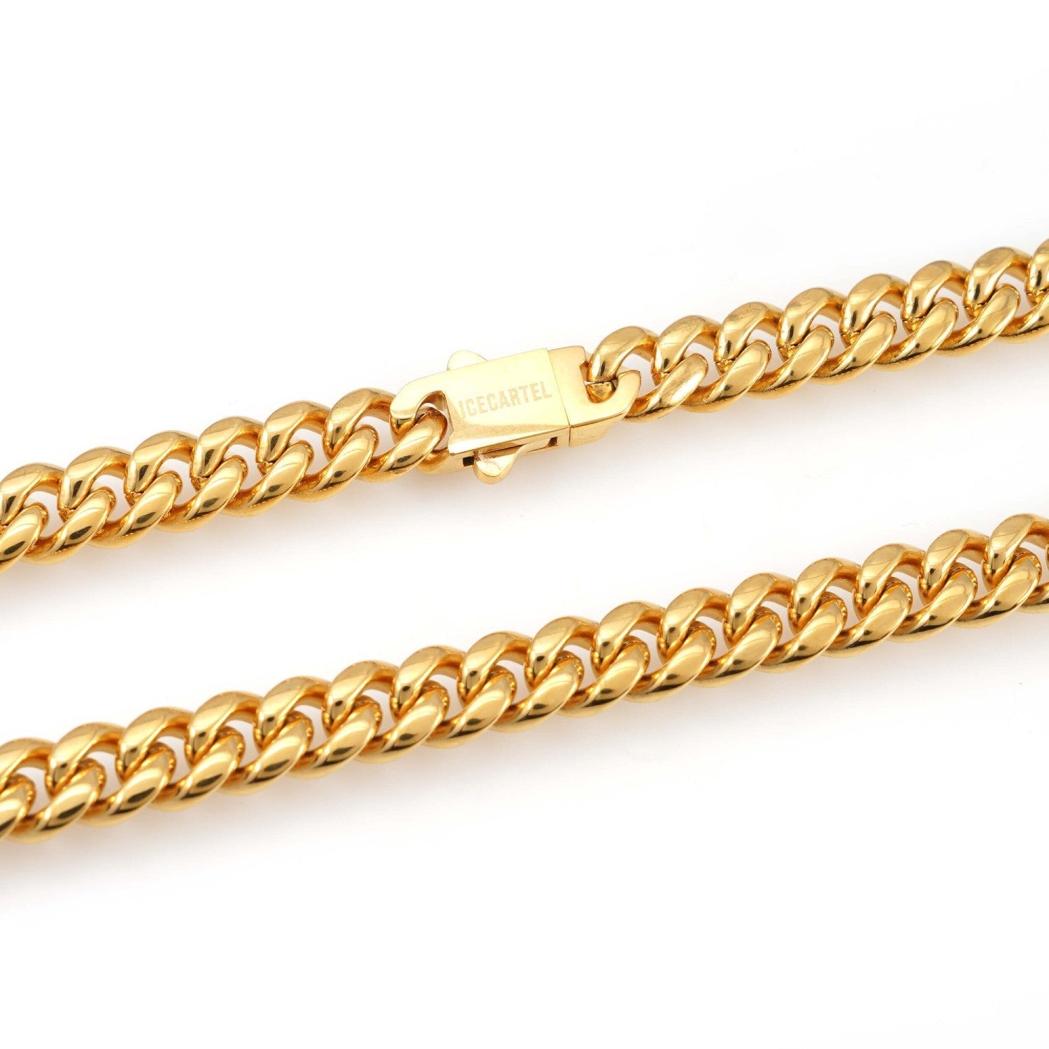 6MM Cuban Link Chain and Bracelet Bundle 14K Gold