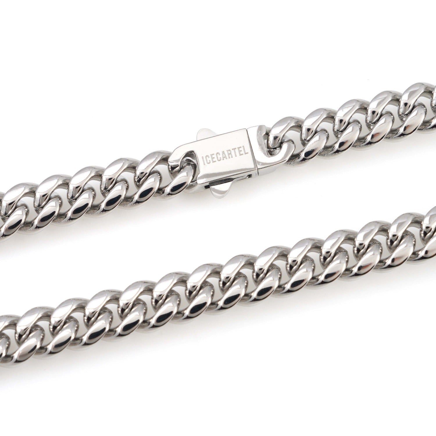 8MM Cuban Link Chain Silver