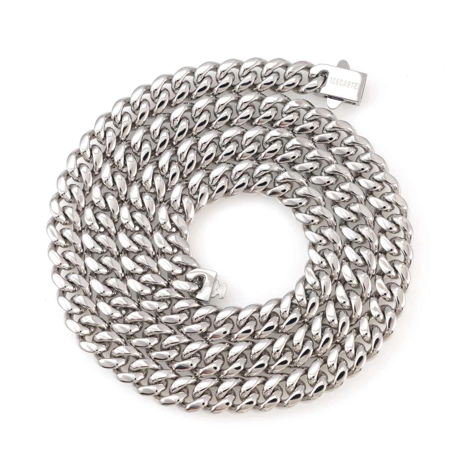 8MM Cuban Link Chain Silver