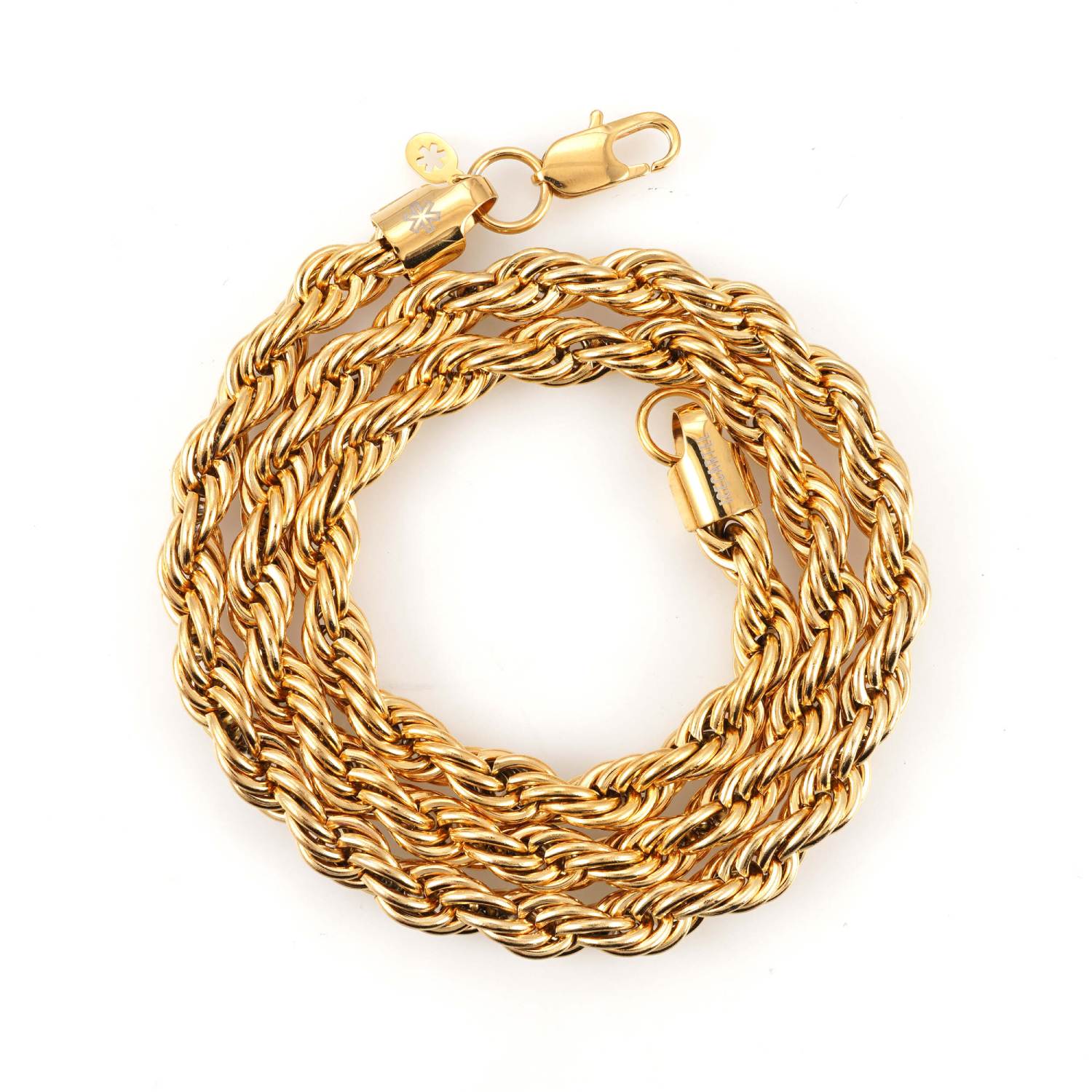 8MM Rope Chain 14K Gold
