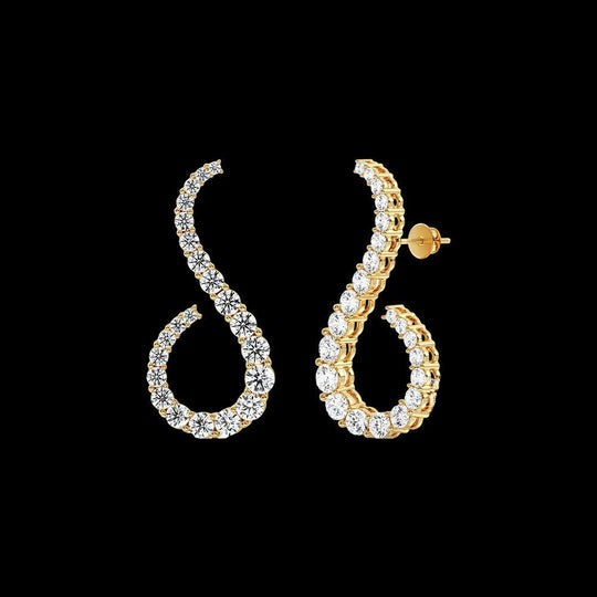 Stylish Moissanite Stud Earrings For Women