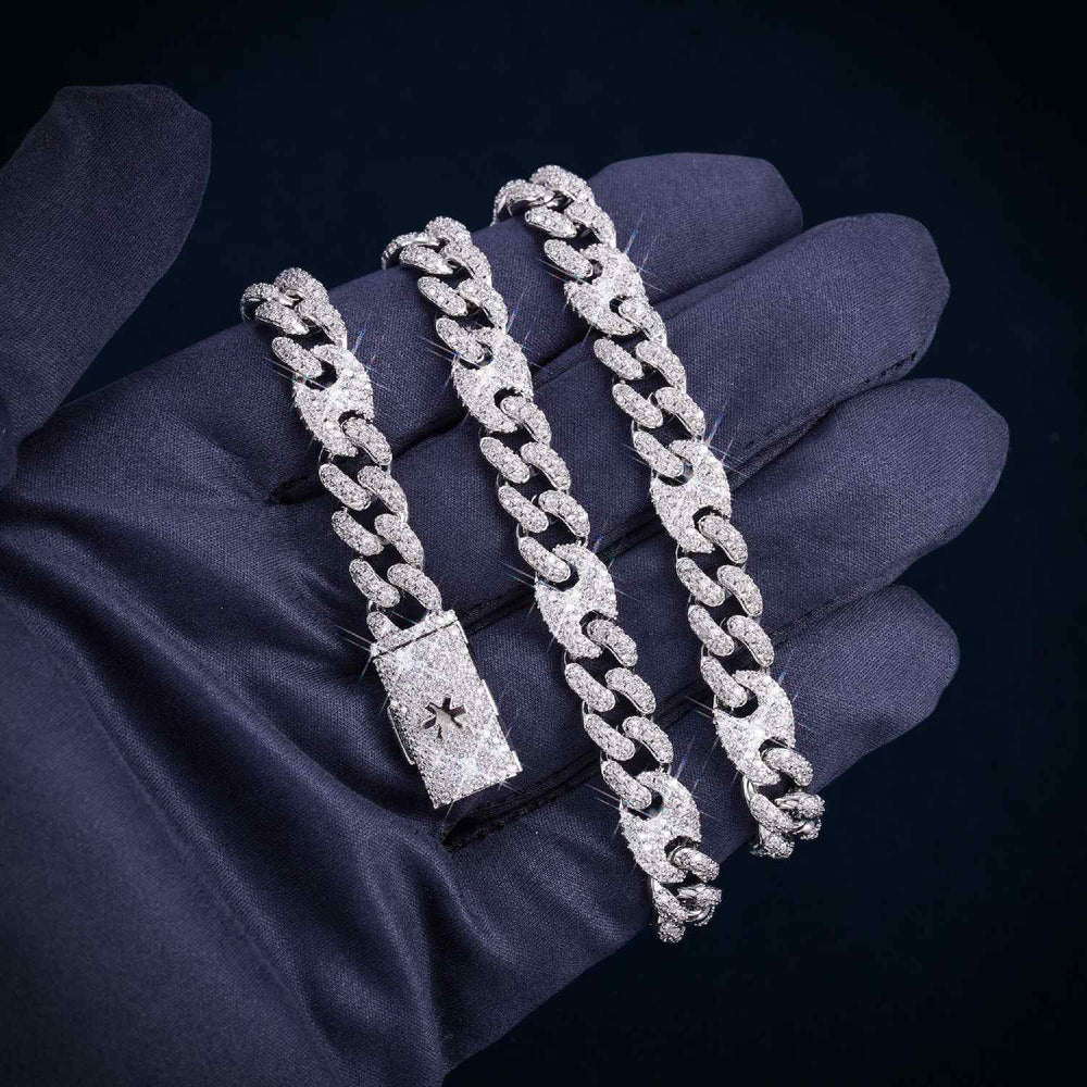 9MM VVS Mariner Link Chain 14K Gold