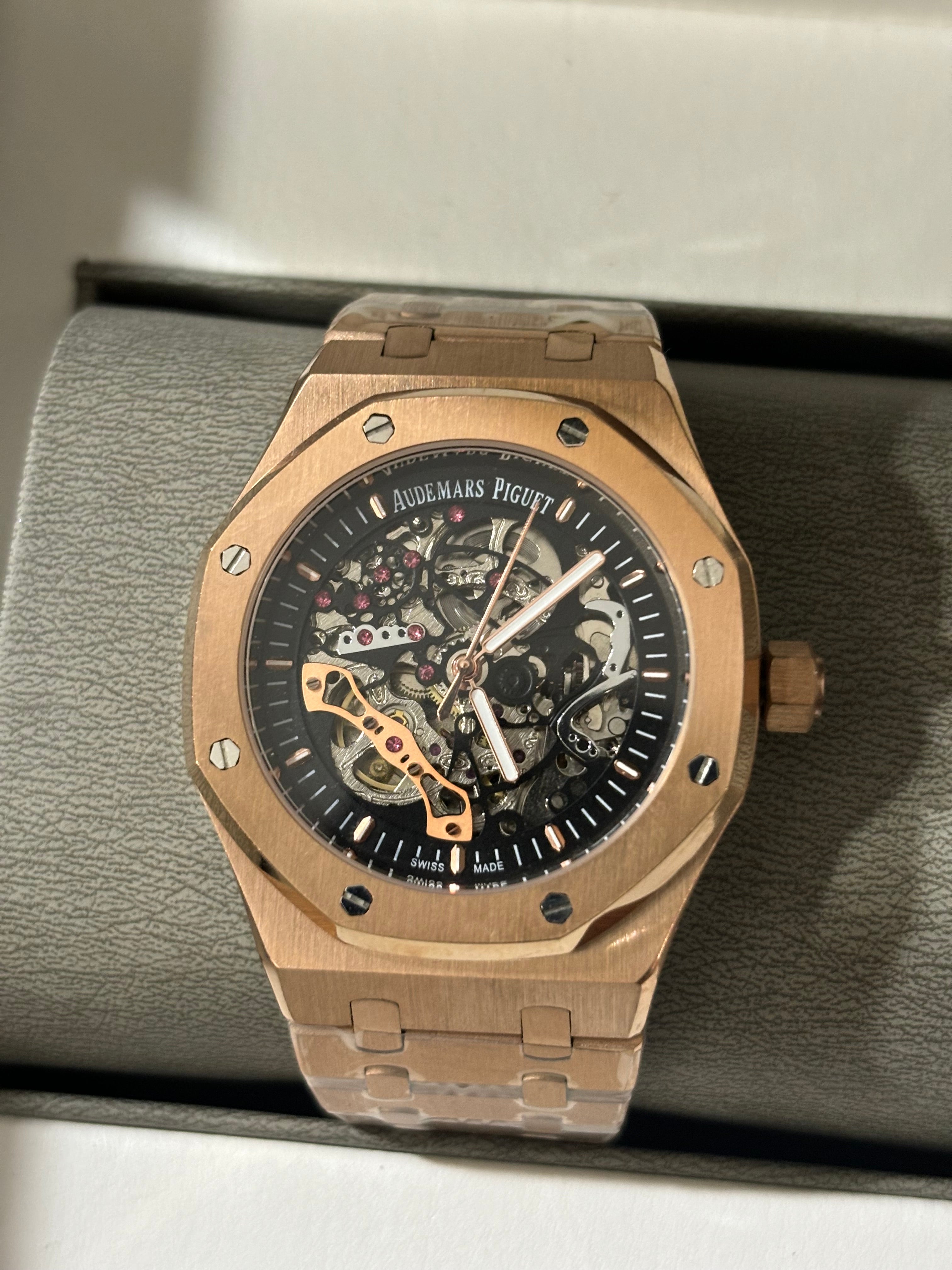 🕰️ Audemars Piguet Royal Oak Skeleton – Openwork Masterpiece 🔱✨