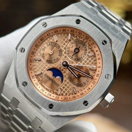 Audemars Piguet Royal Oak Perpetual Calendar 26615TI Salmon Dial 41mm