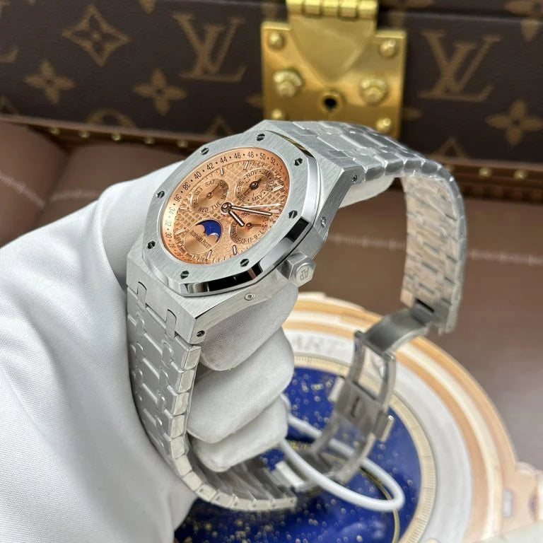 Audemars Piguet Royal Oak Perpetual Calendar 26615TI Salmon Dial 41mm