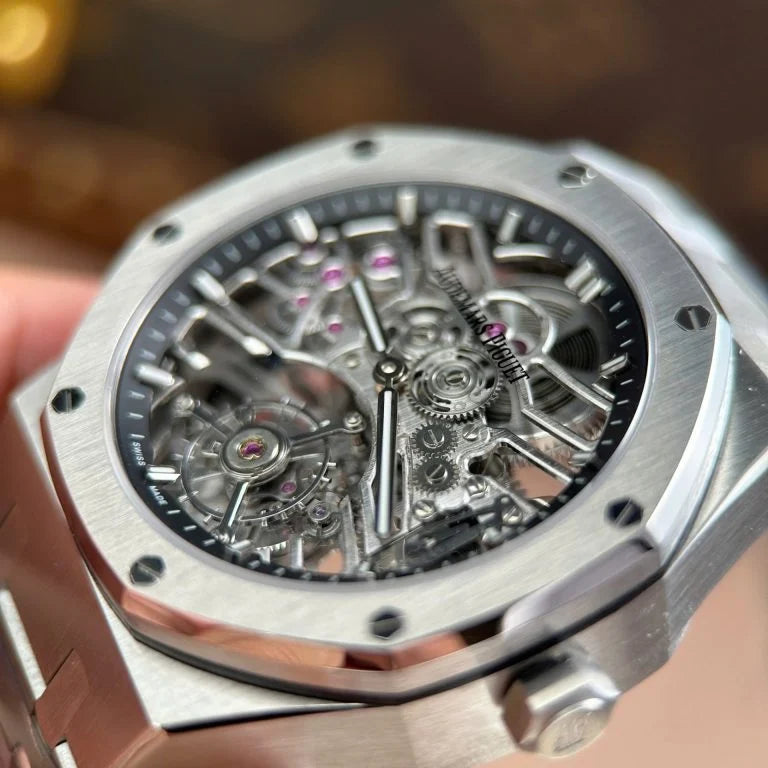 Audemars Piguet Royal Oak Tourbillon 26735 Skeleton Dial Metal Wire 41mm Super Clone
