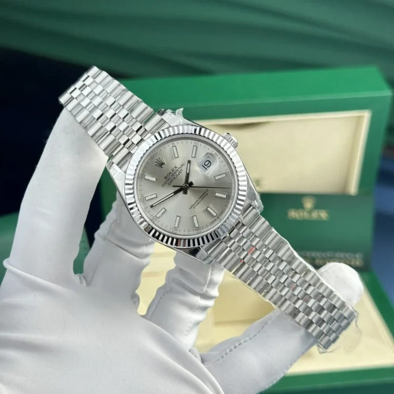 Super-clone Rolex Datejust (silver Jubilee)