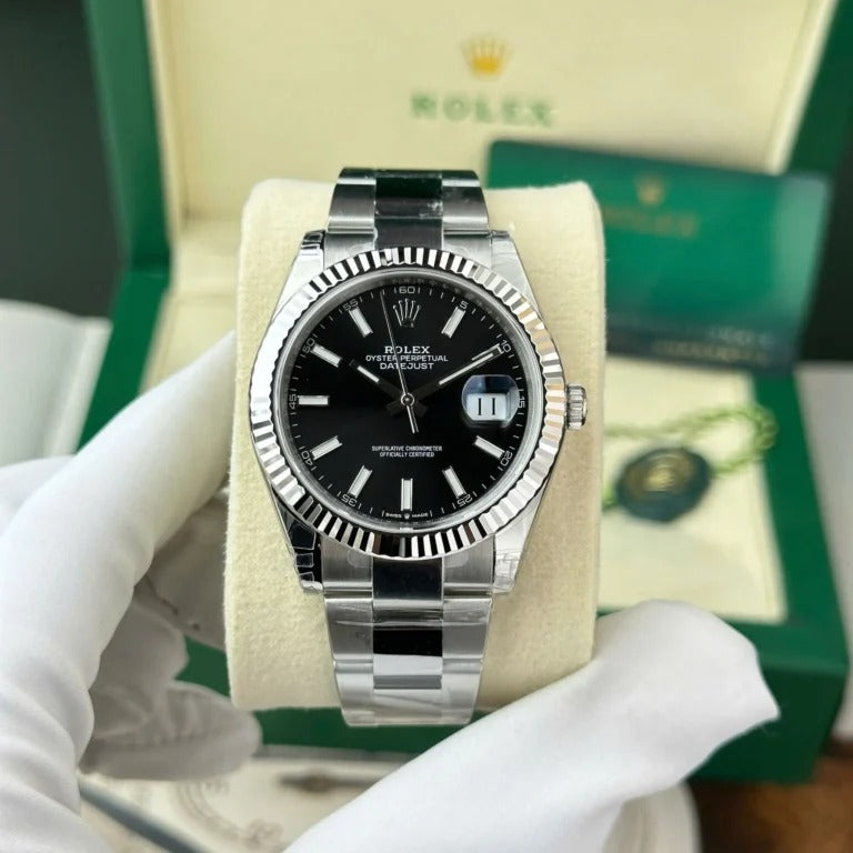 Title: Superclone Rolex Datejust (Silver Oyster)