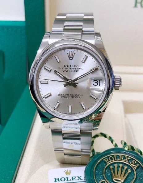 Title: Superclone Rolex Datejust (Silver Oyster)