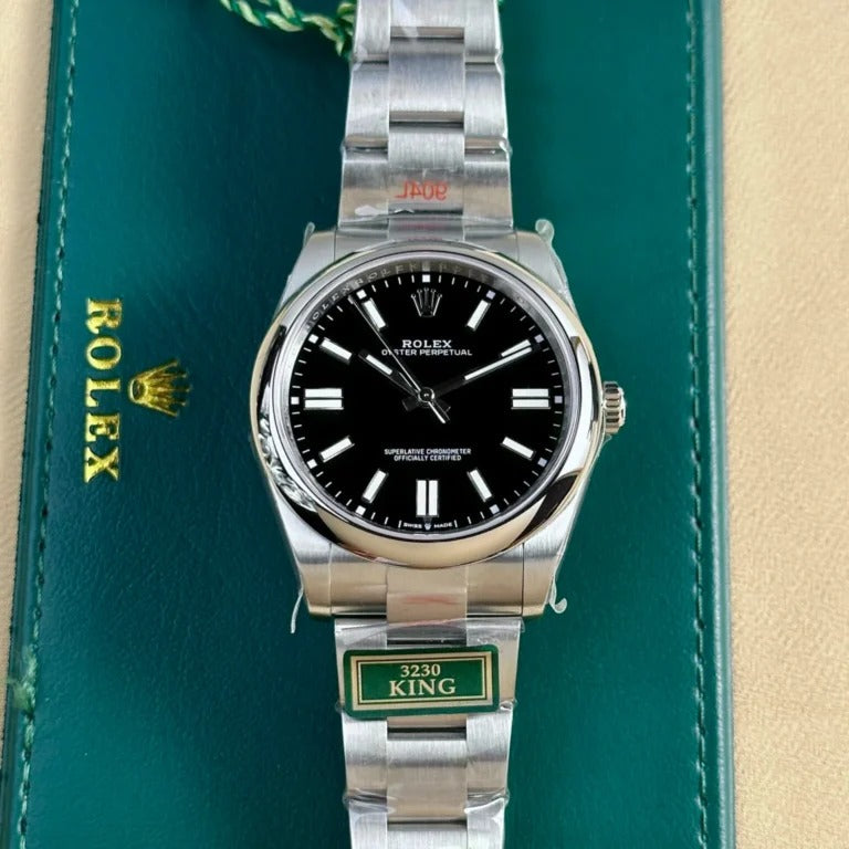 Super clone Rolex Silver Oyster Perpetual