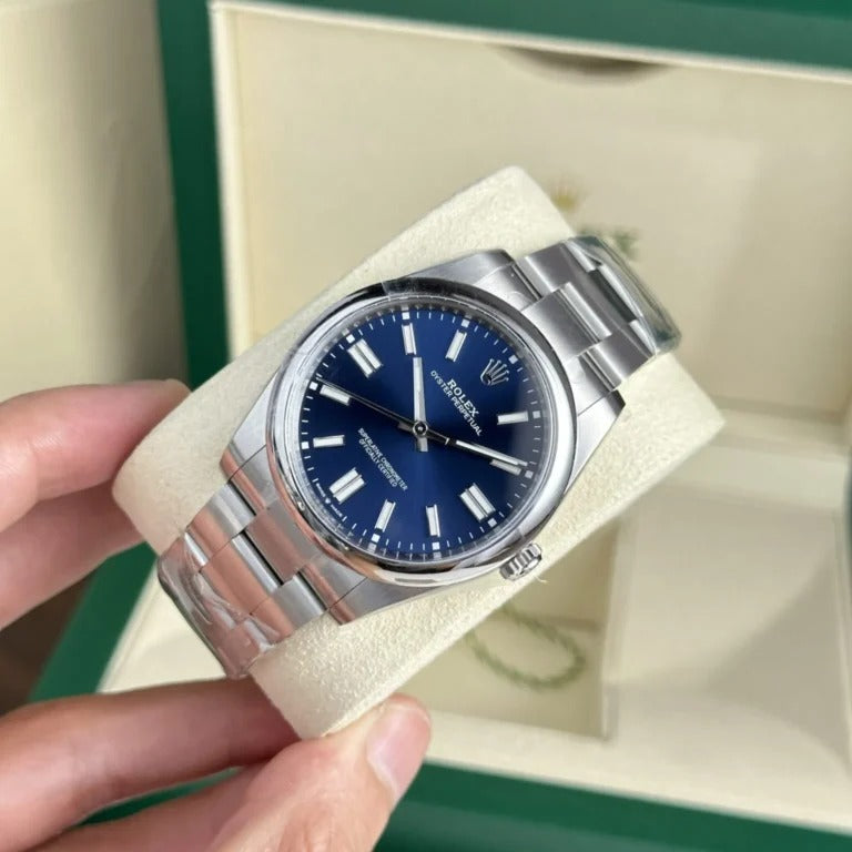 Super clone Rolex Silver Oyster Perpetual