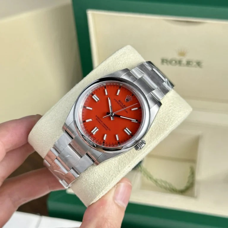 Super clone Rolex Silver Oyster Perpetual
