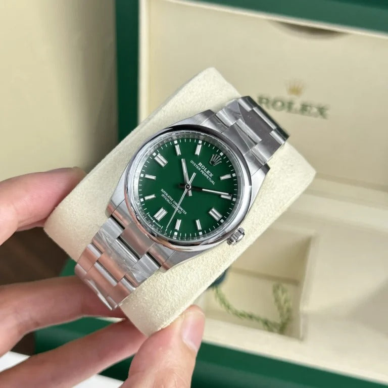 Super clone Rolex Silver Oyster Perpetual
