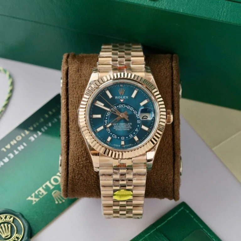 Superclone Rolex Sky-Dweller Rose Bracelet
