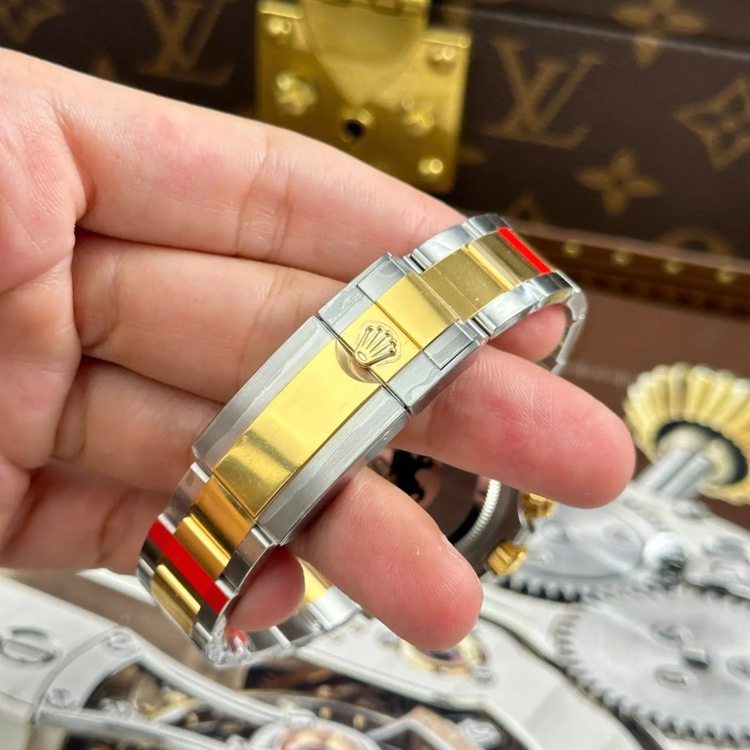 Super-clone Rolex Daytona Gold Oyster