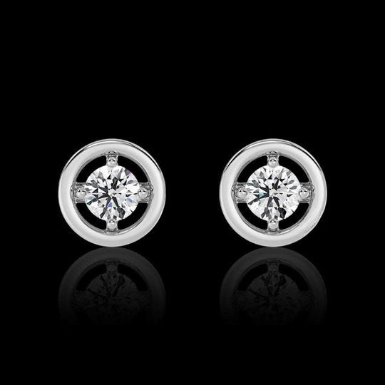 0.25ct Moissanite Stud Earrings For Women