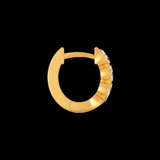 0.70ct VVS Moissanite Hoop Earring For Women