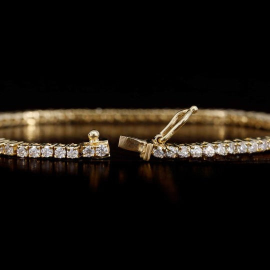 1.80MM Round Moissanite Tennis Bracelet