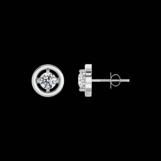 0.25ct Moissanite Stud Earrings For Women