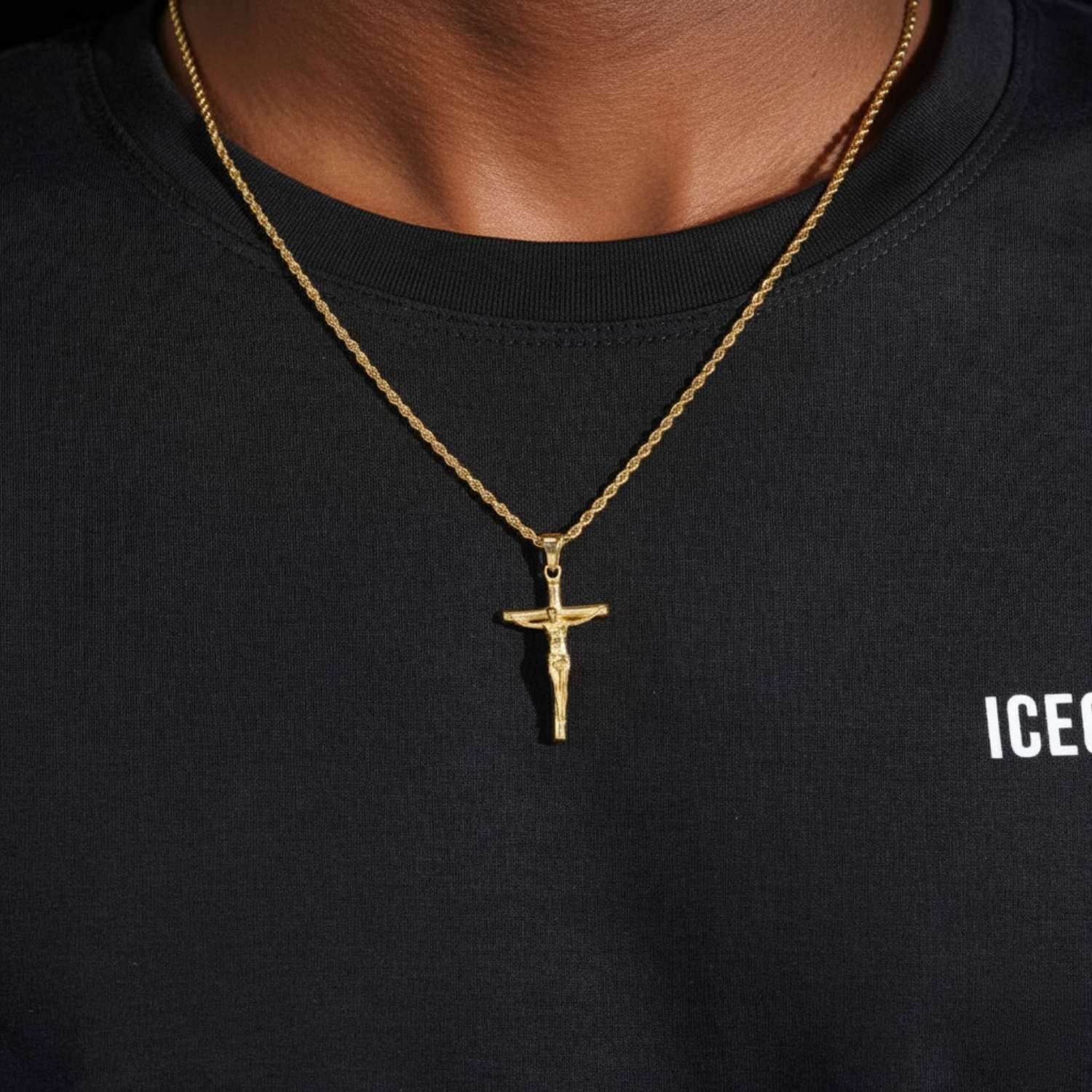 Crucifix Pendant 14K Gold