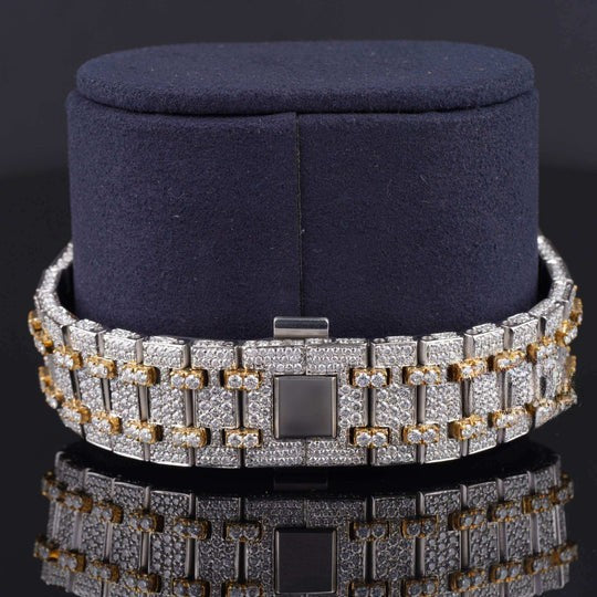 AP Japan Automatic Fabulous Iced Out Analog Moissanite Watch