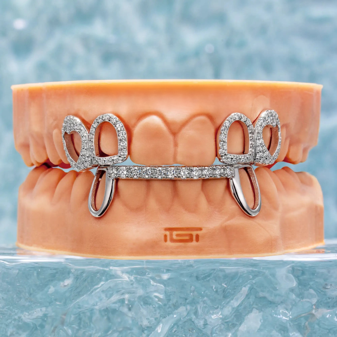 Top 4 Open Face With Bottom Bar Grillz