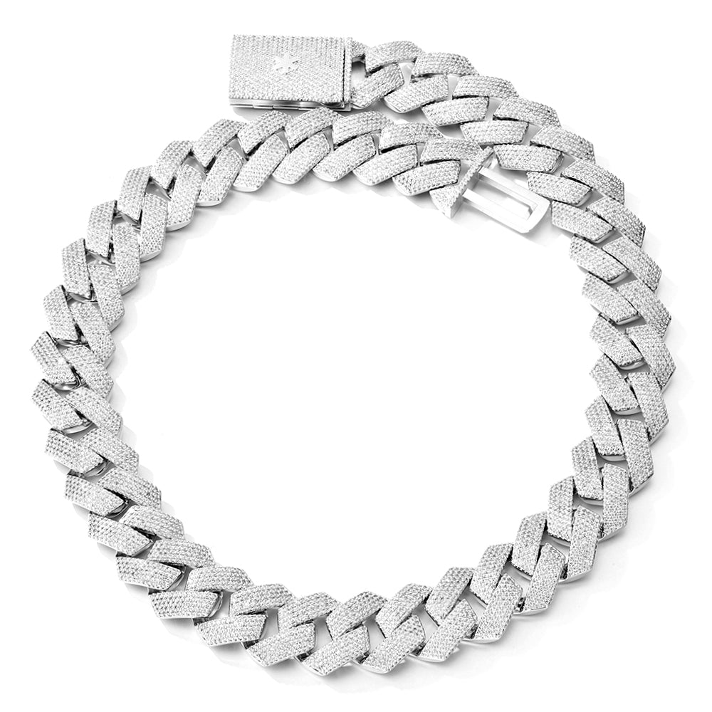 VVS Cuban Link Chain 14K Gold