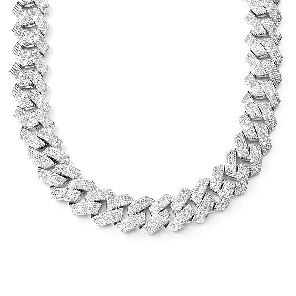 VVS Cuban Link Chain 14K Gold