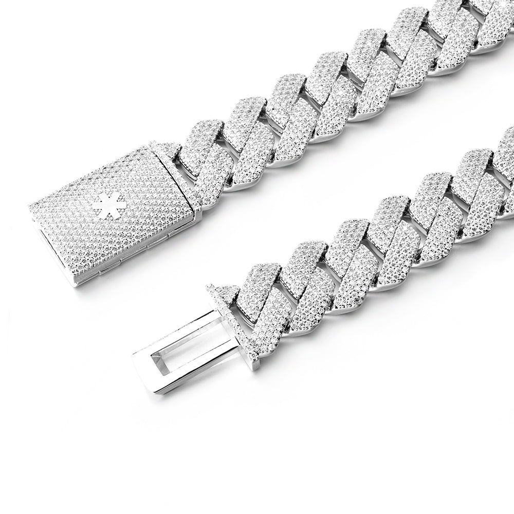 VVS Cuban Link Chain 14K Gold