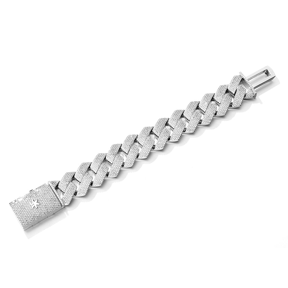 VVS Cuban Link Bracelet 14K Gold
