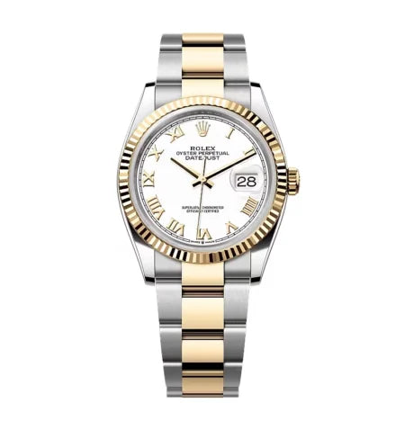 RLXDatejust White Roman Dial
