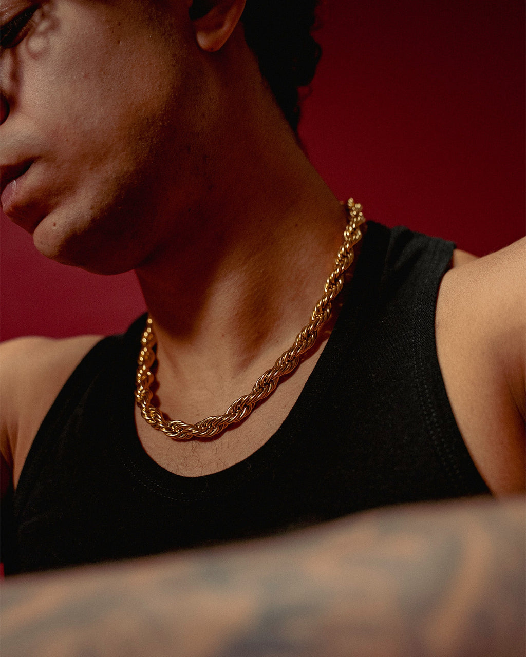 10MM Rope Chain 14K Gold