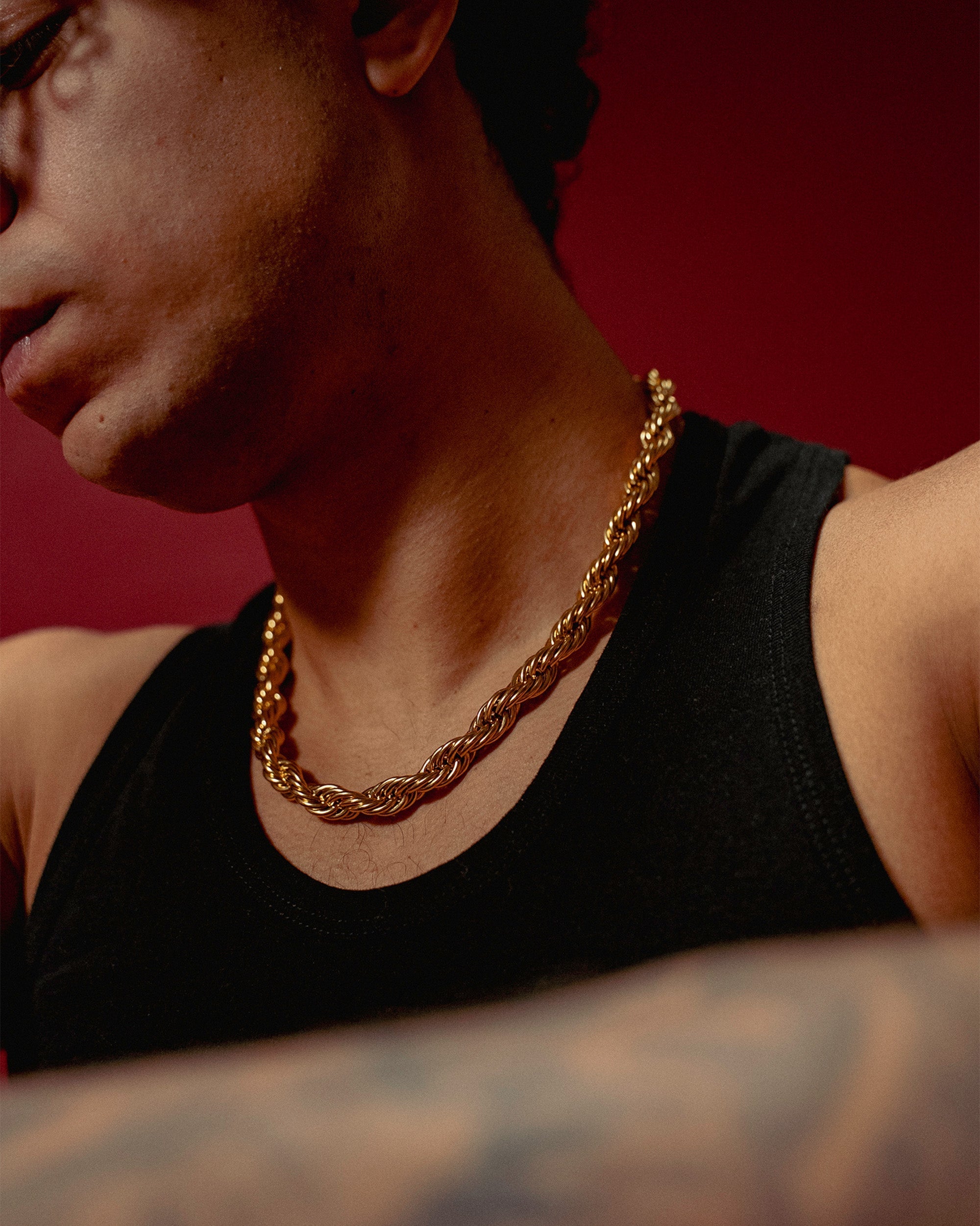 10MM Rope Chain 14K Gold