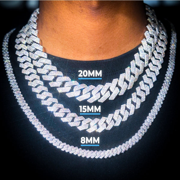 VVS Cuban Link Chain 14K Gold